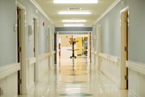 The hallway at the Richwood Nursing & Rehab