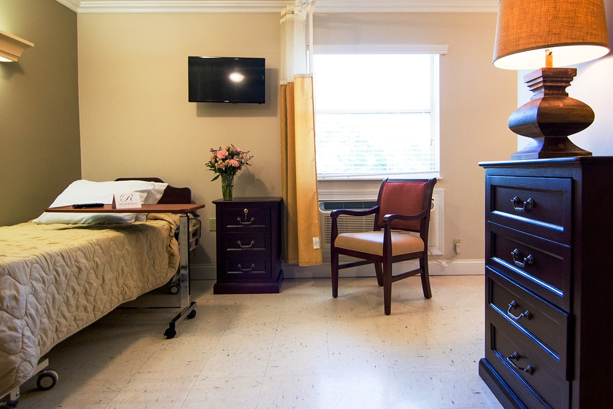 a private room at Richwood Nursing & Rehab